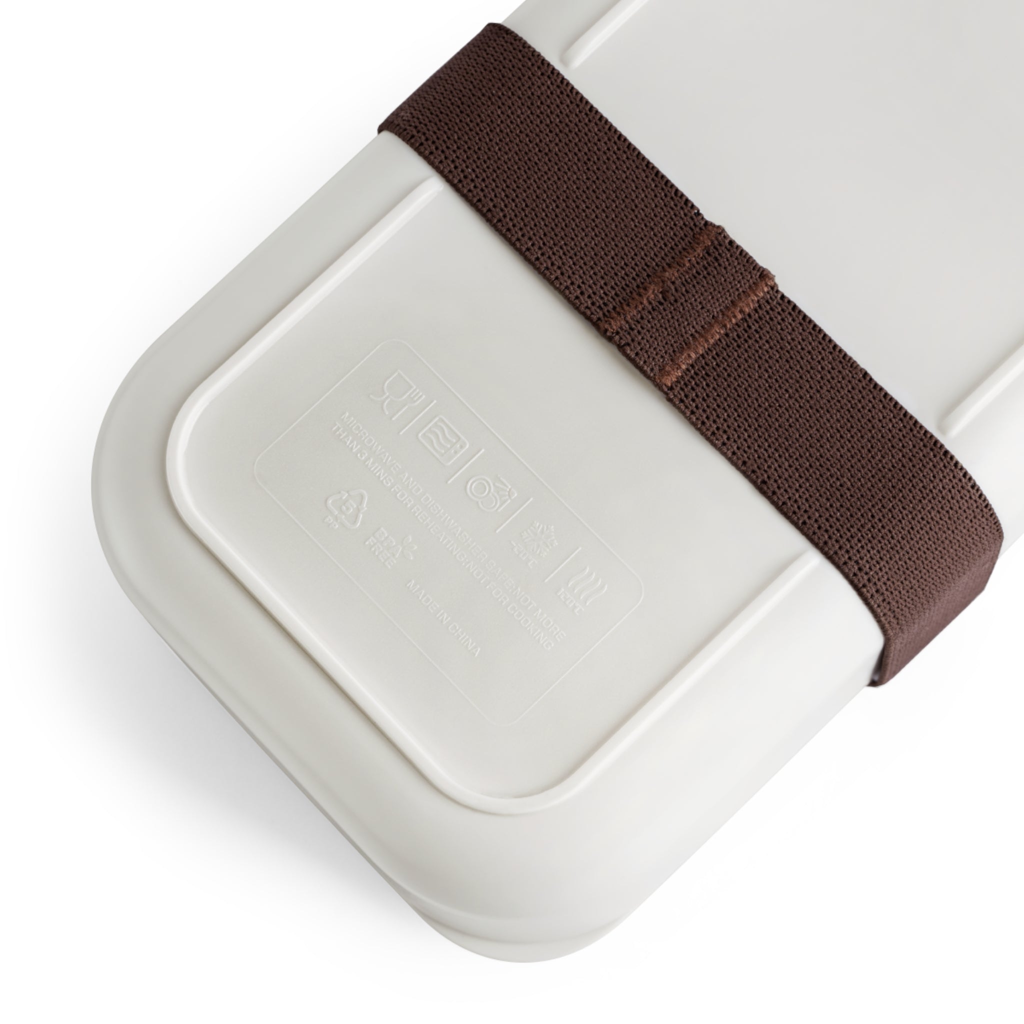 Wood Grain Bento Lunch Box — Personalized Initials KA O, Compact Eco-Friendly Lunch Container