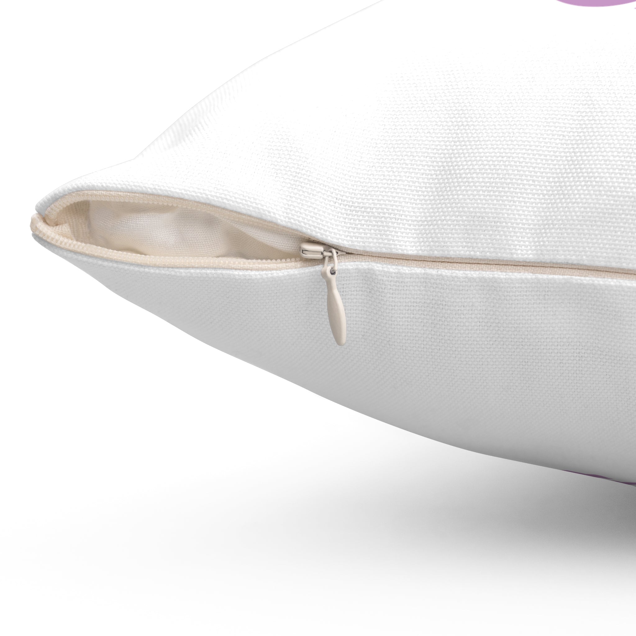 Travel Nurse Heart Lavender Script Throw Pillow