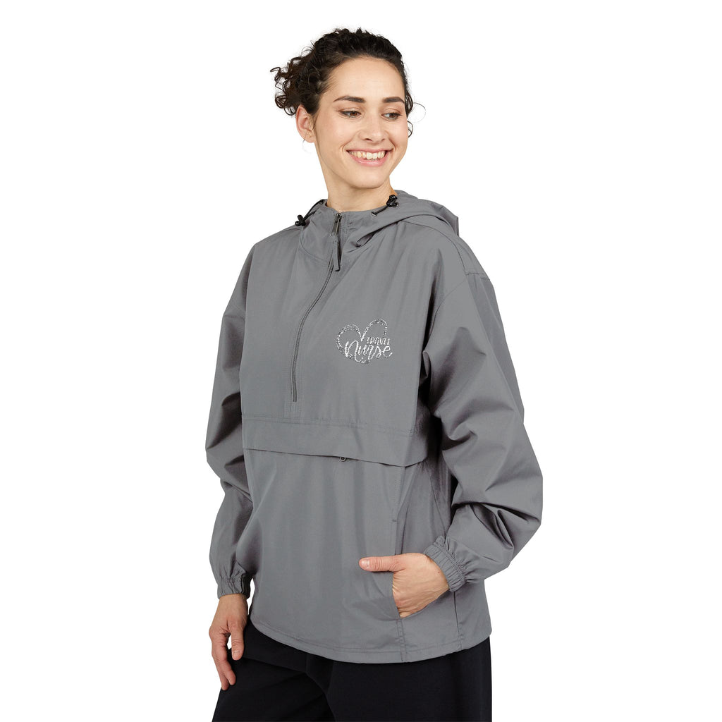 Travel Nurse Packable Anorak Jacket — Champion Unisex Travel Medical Jacket