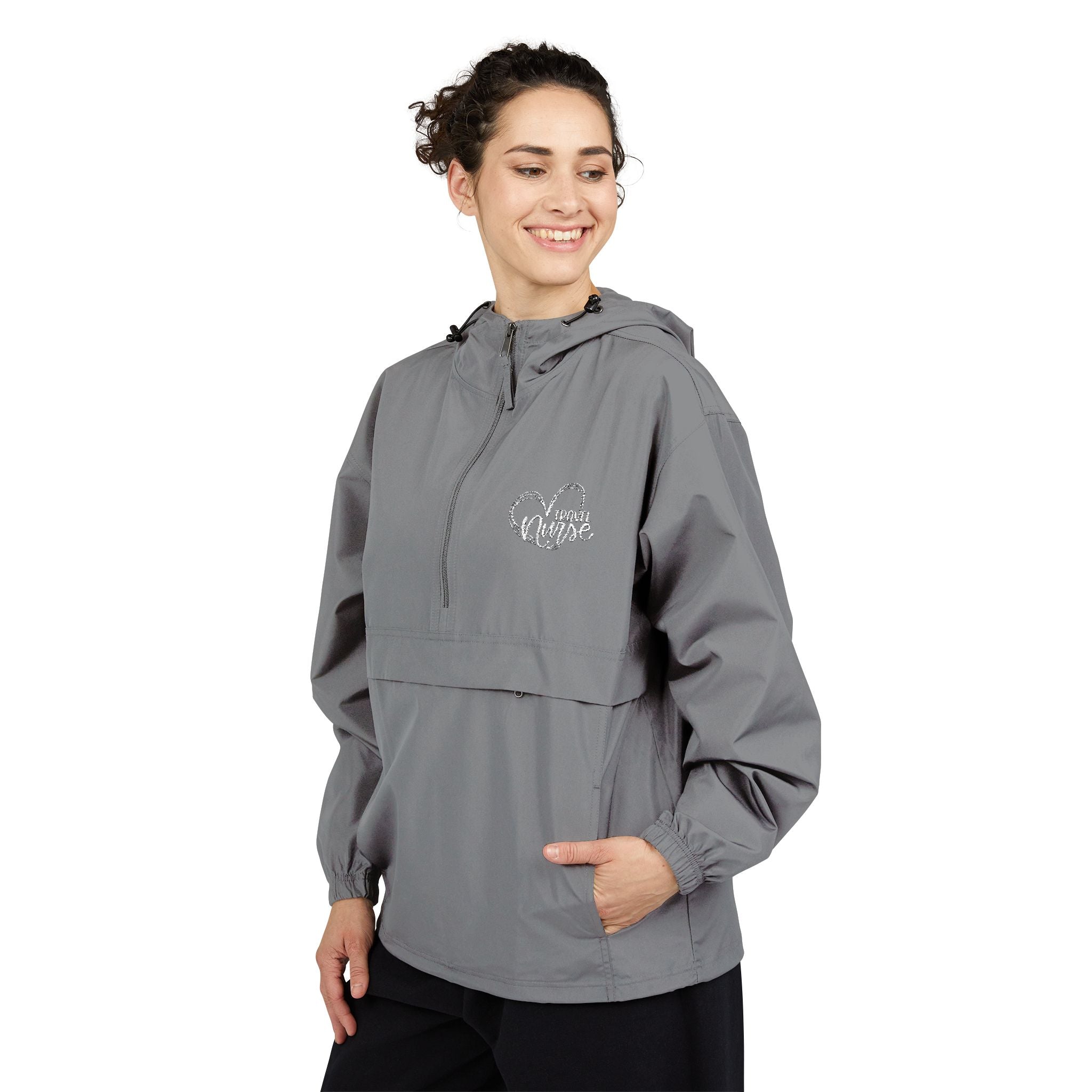 Travel Nurse Packable Anorak Jacket — Champion Unisex Travel Medical Jacket