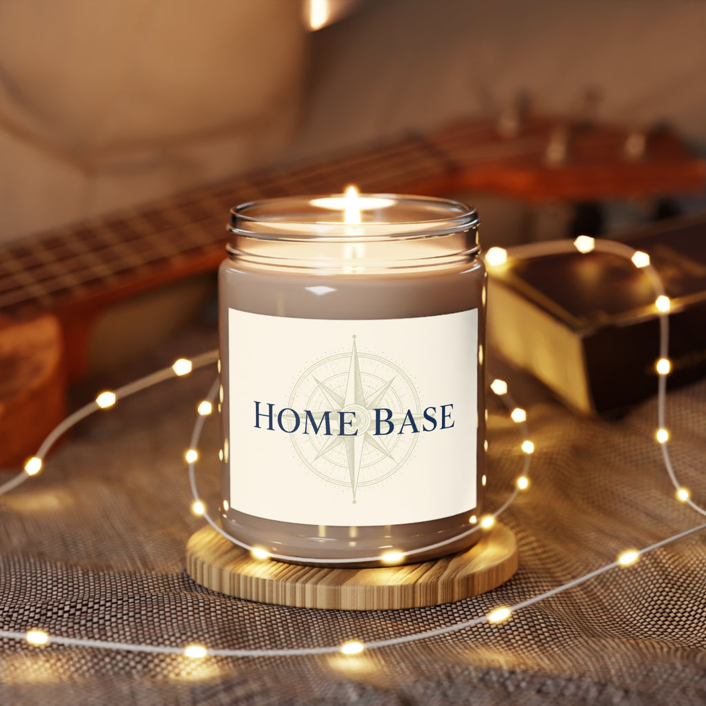 Home Base Scented Soy Candle – 9oz Jar with White Lid