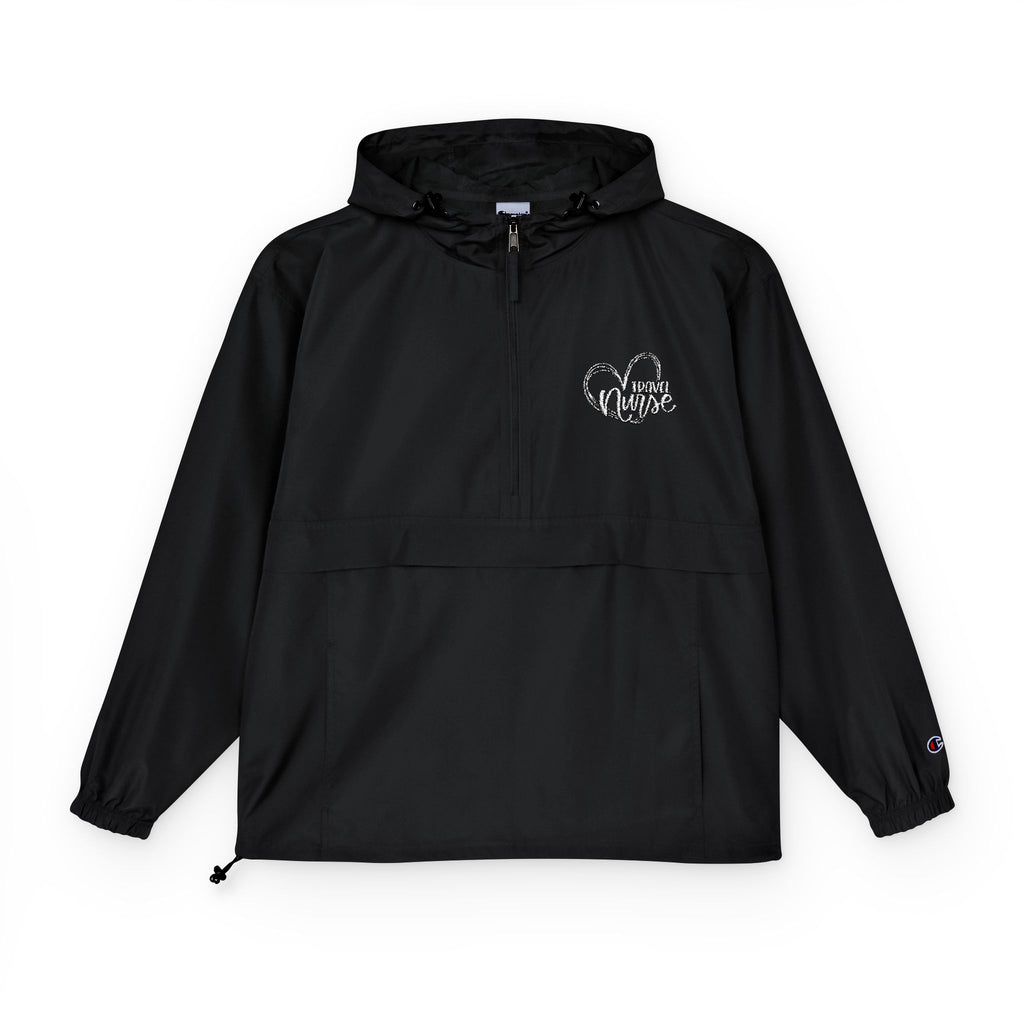 Travel Nurse Packable Anorak Jacket — Champion Unisex Travel Medical Jacket