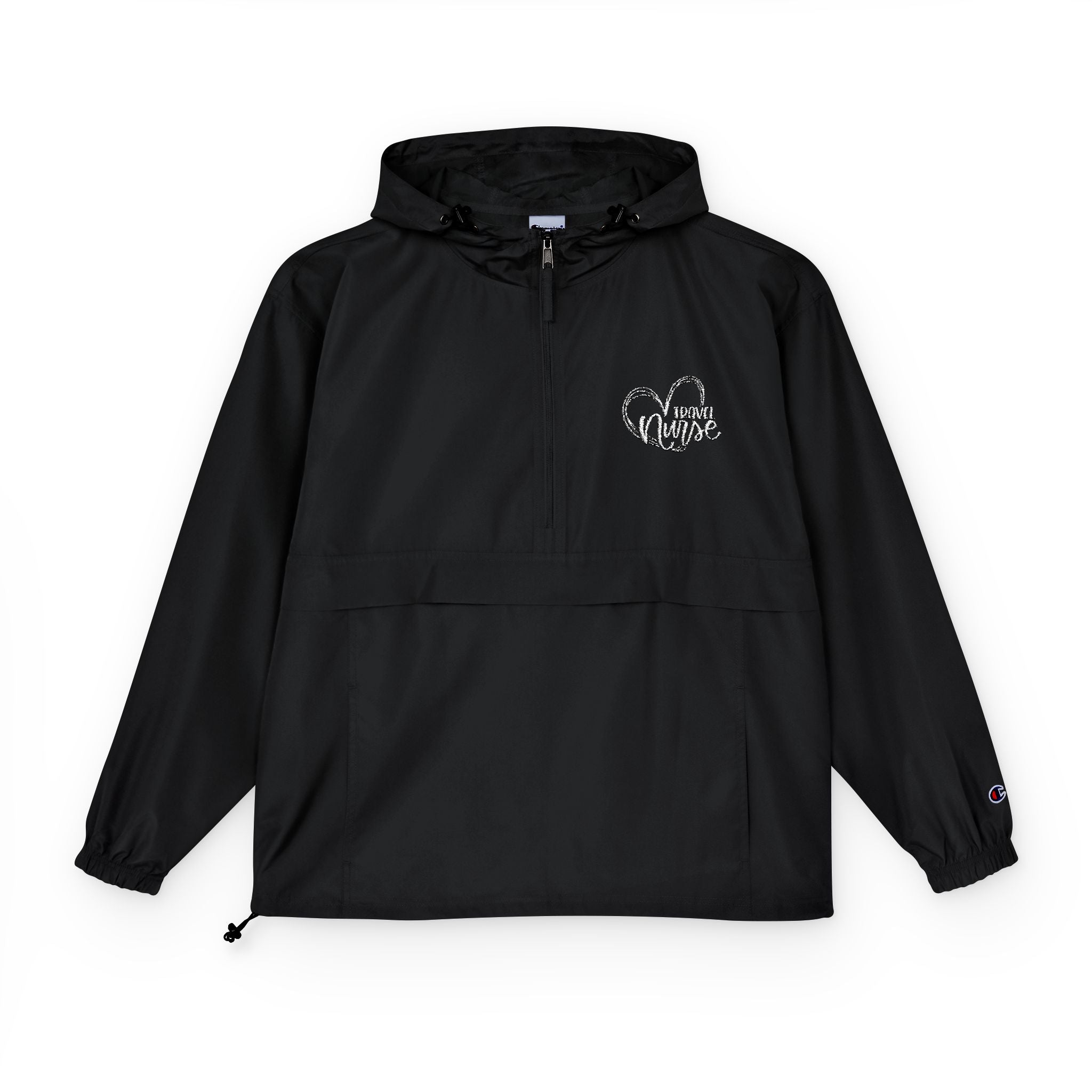 Travel Nurse Packable Anorak Jacket — Champion Unisex Travel Medical Jacket