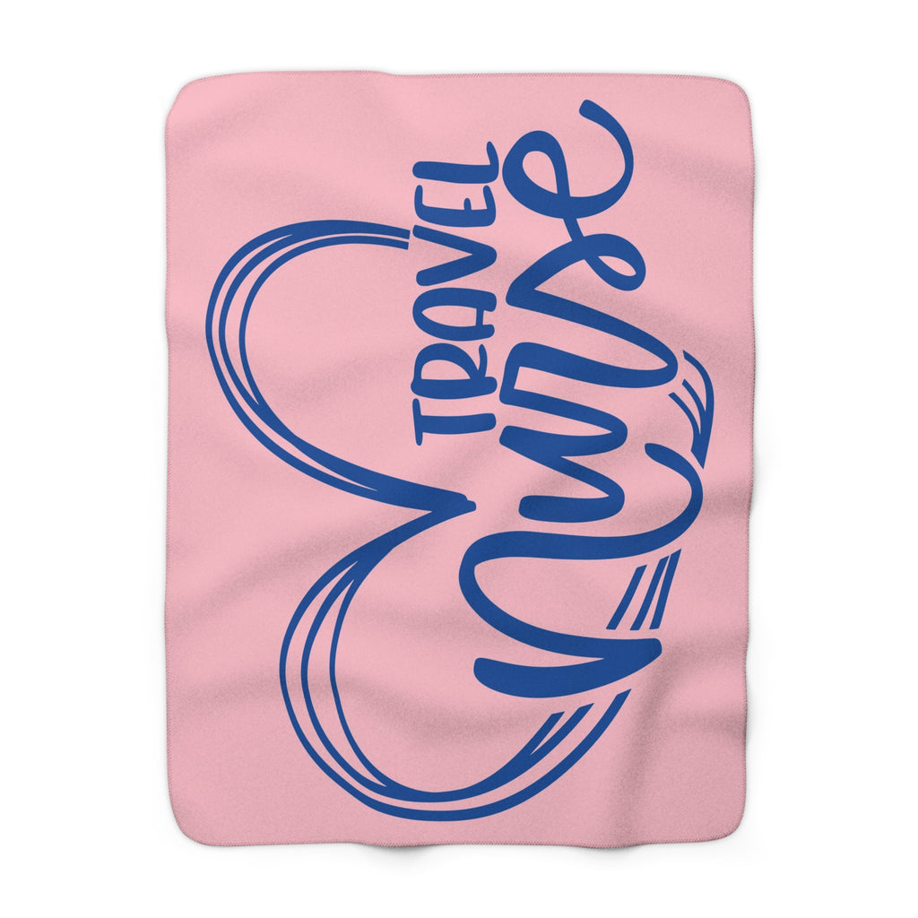 Sherpa Fleece Travel Nurse Blanket — Cozy Sherpa Throw for Travel & Camping