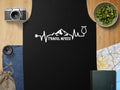 Black tank top with "Travel Nurse" text and mountain heartbeat design.