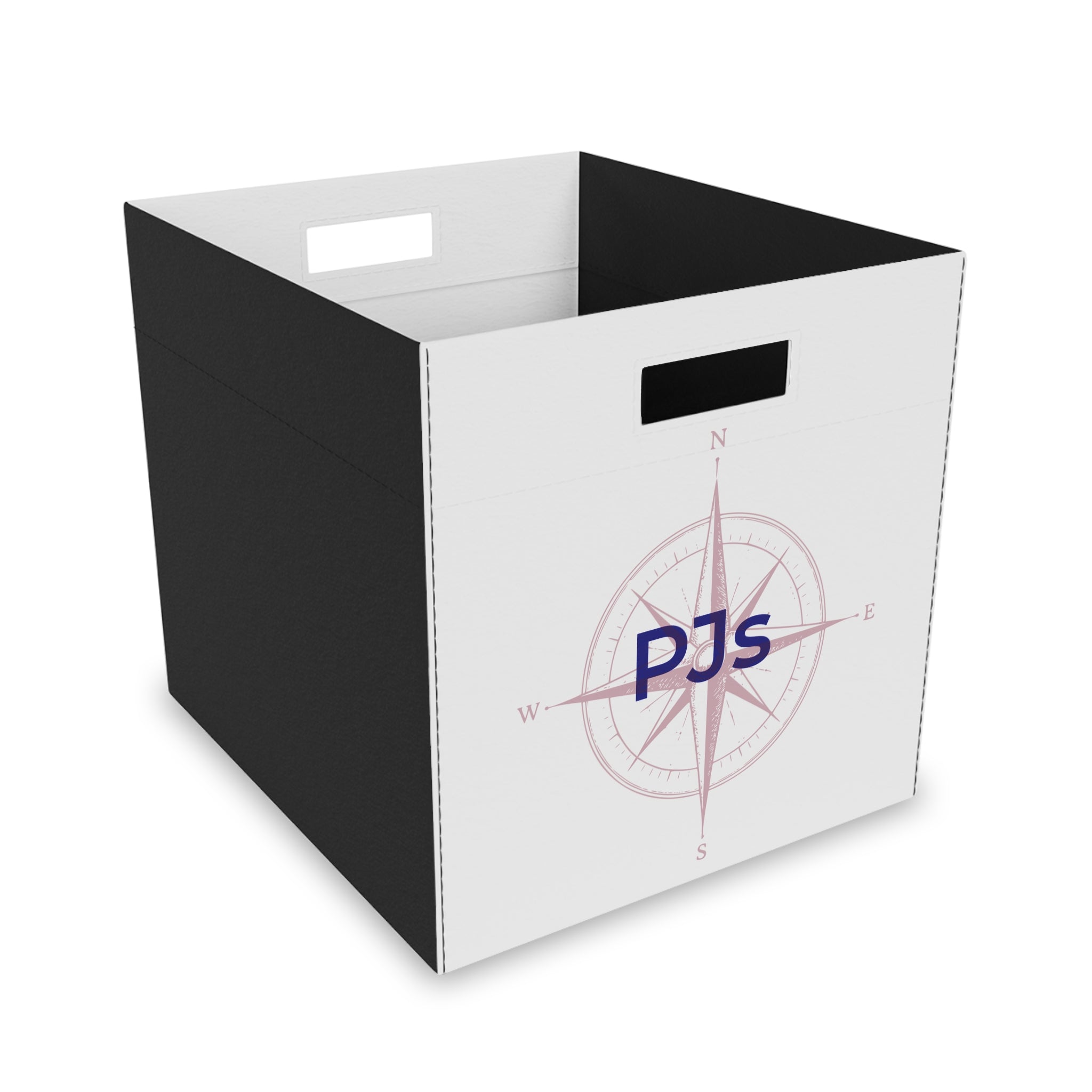 PJs Storage Bin – Home Base Felt Cube Organizer for Travel Nurses