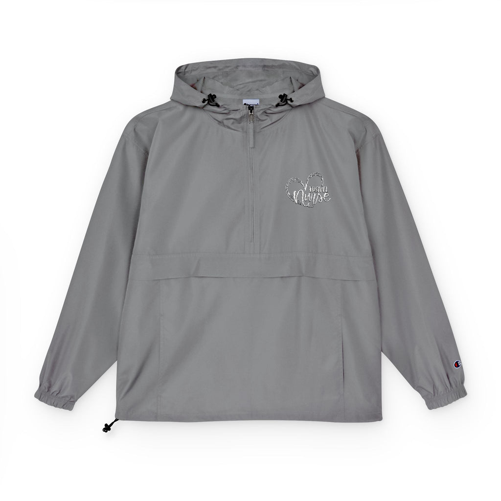 Travel Nurse Packable Anorak Jacket — Champion Unisex Travel Medical Jacket