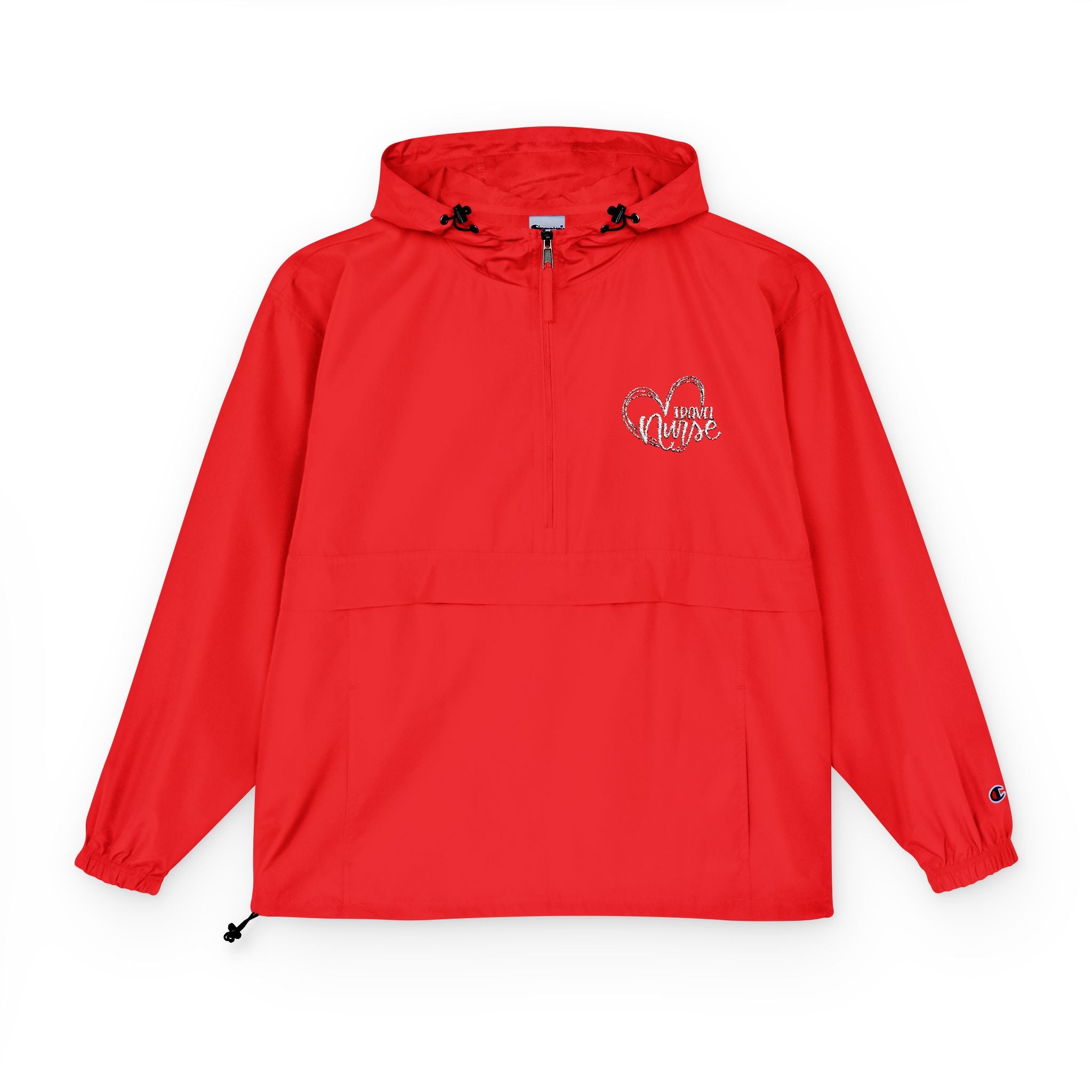 Travel Nurse Packable Anorak Jacket — Champion Unisex Travel Medical Jacket