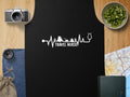 Black tank top with a white "Travel Nurse" heartbeat graphic.