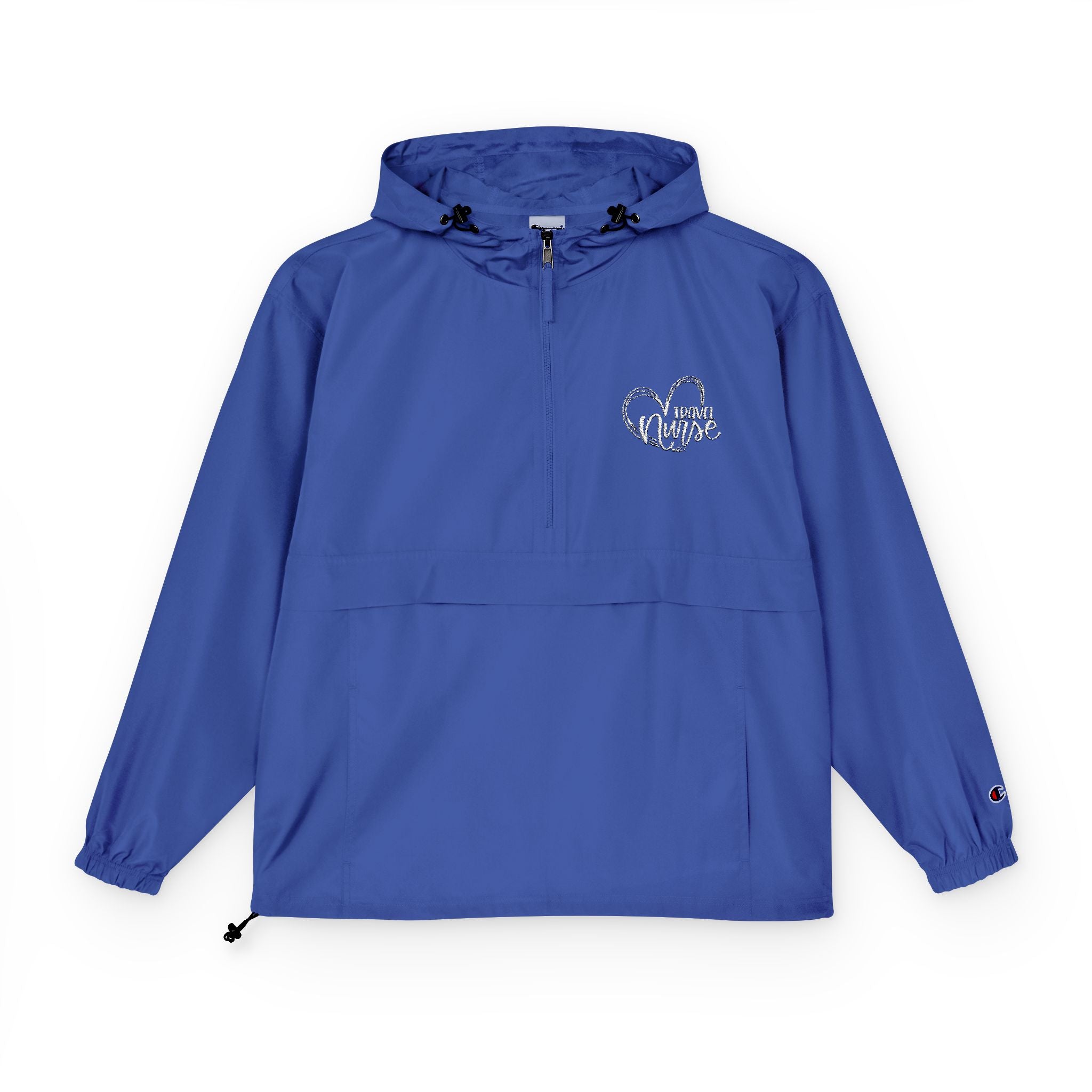 Travel Nurse Packable Anorak Jacket — Champion Unisex Travel Medical Jacket