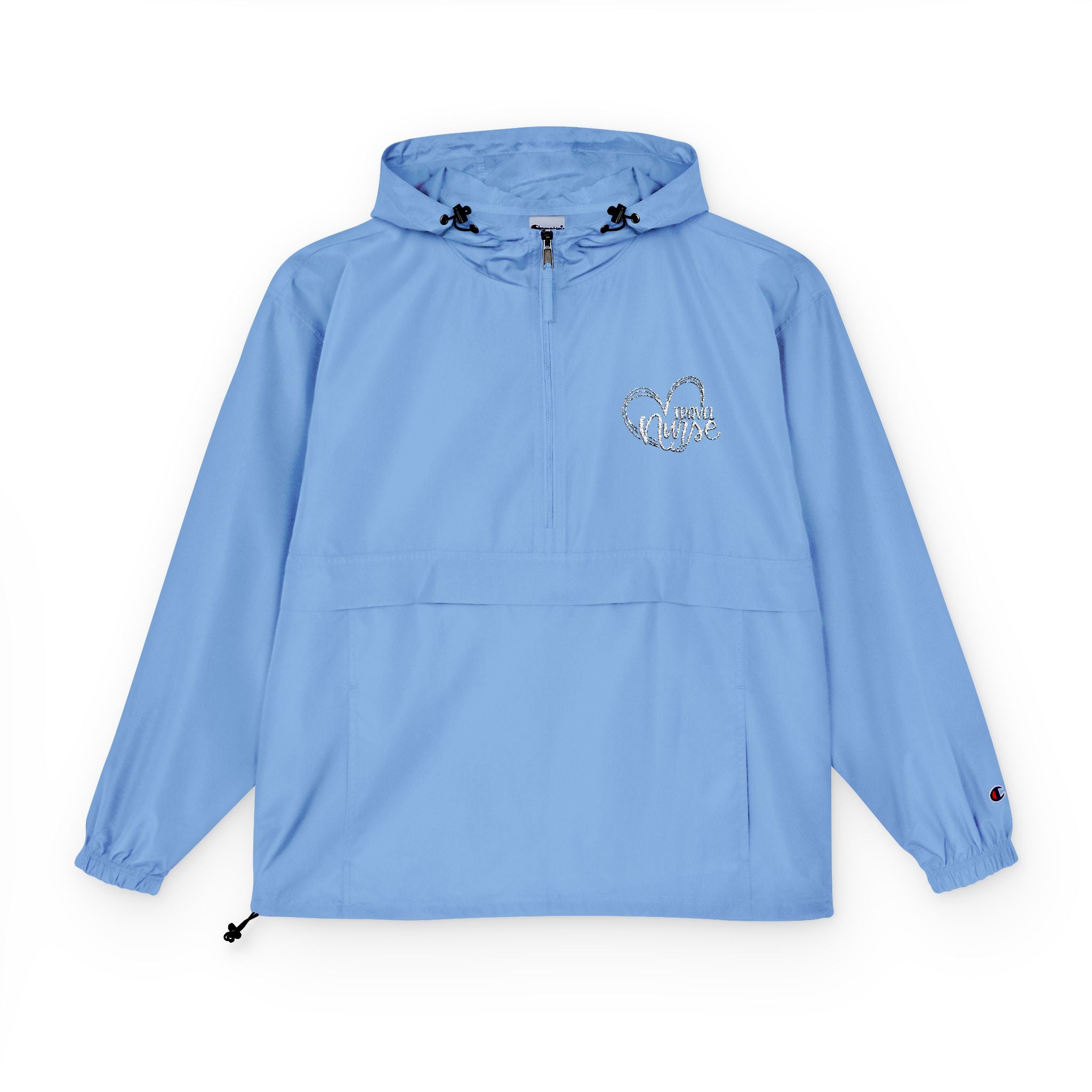 Travel Nurse Packable Anorak Jacket — Champion Unisex Travel Medical Jacket