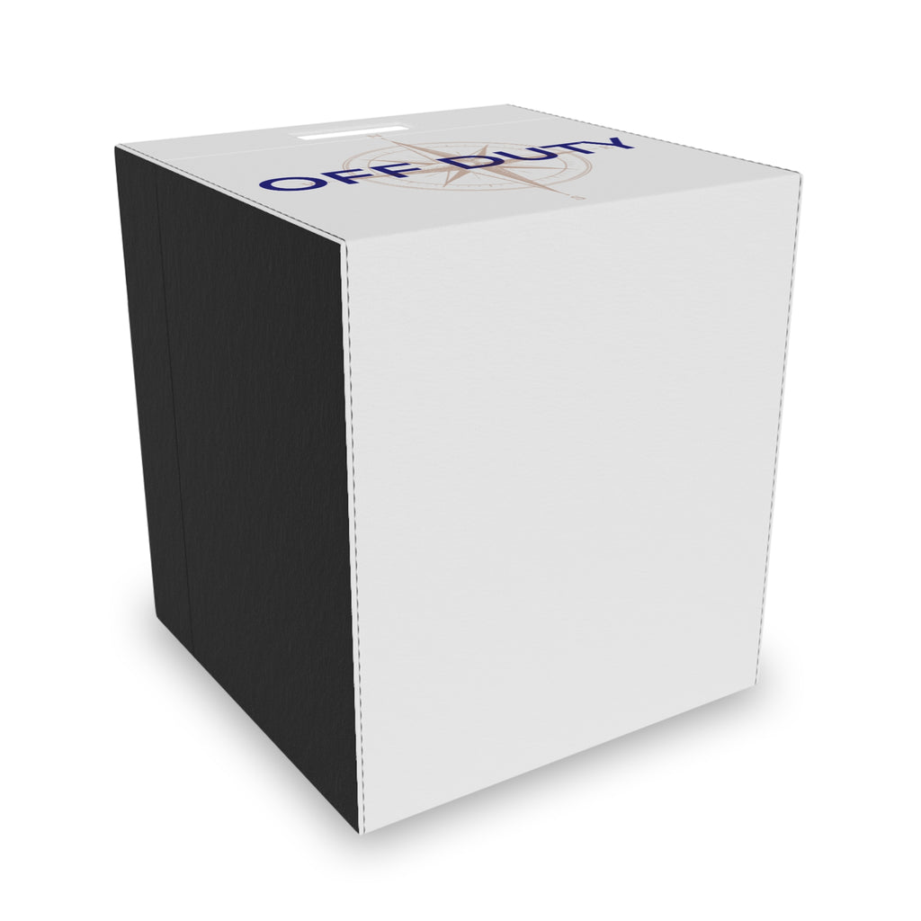 Off Duty Storage Bin – Home Base Felt Cube Organizer for Travel Nurses