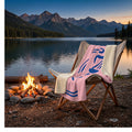 Sherpa Fleece Travel Nurse Blanket — Cozy Sherpa Throw for Travel & Camping