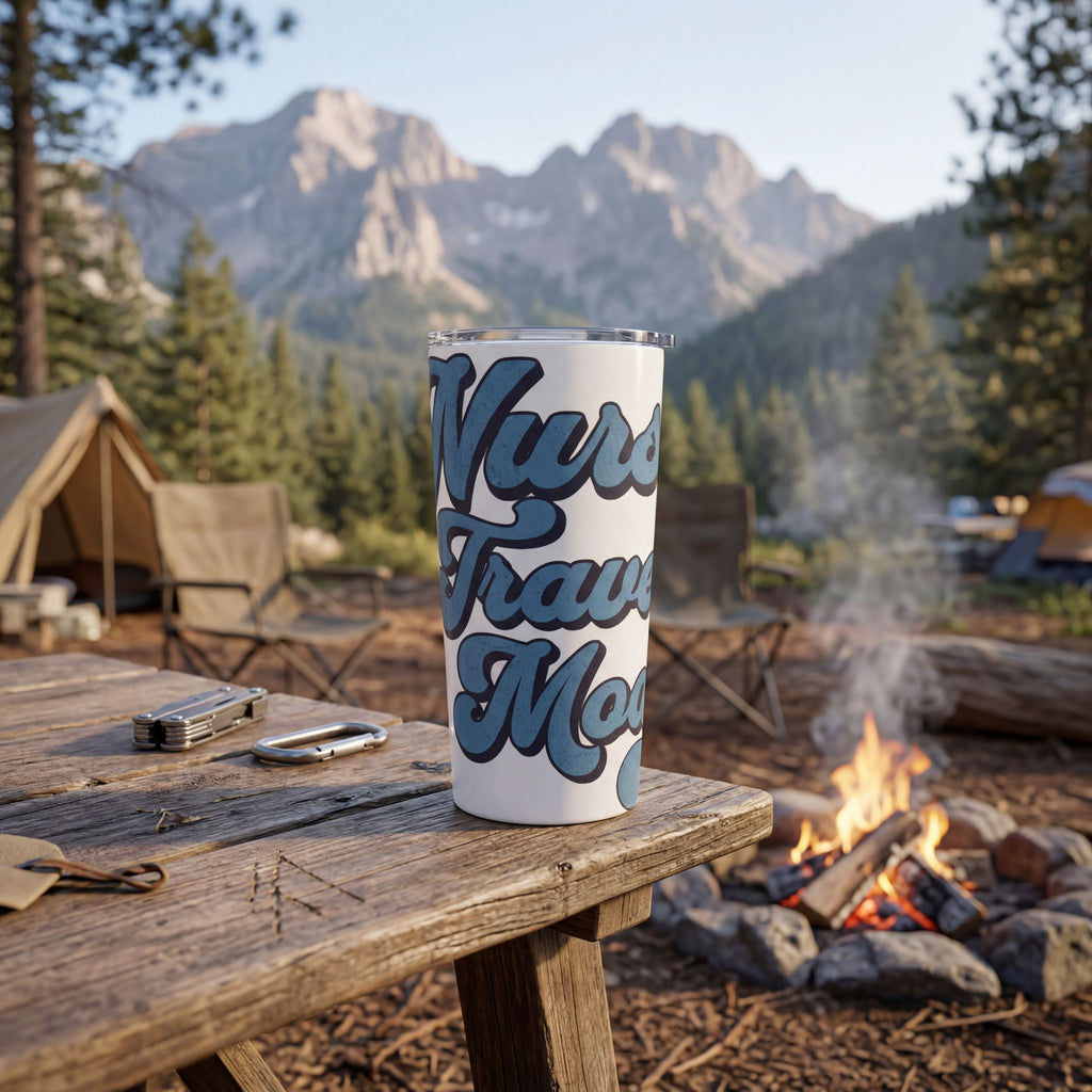Nurse Travel Mom 20oz Stainless Tumbler —