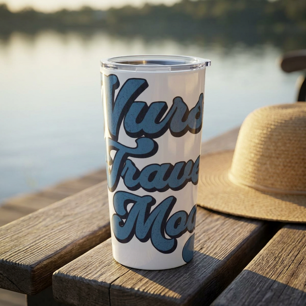 Nurse Travel Mom 20oz Stainless Tumbler —