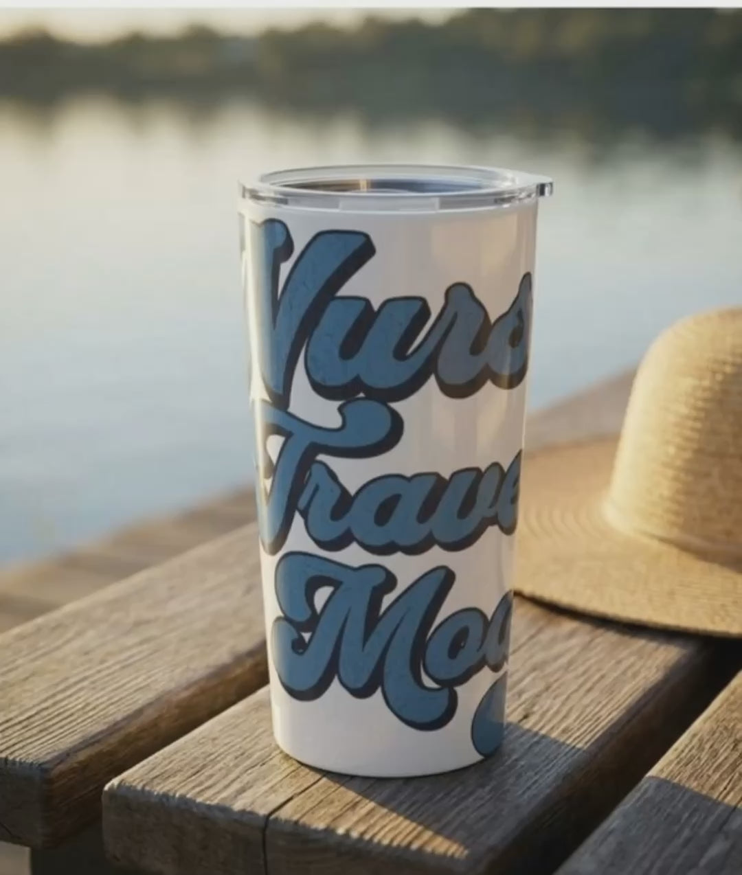 Nurse Travel Mom 20oz Stainless Tumbler —